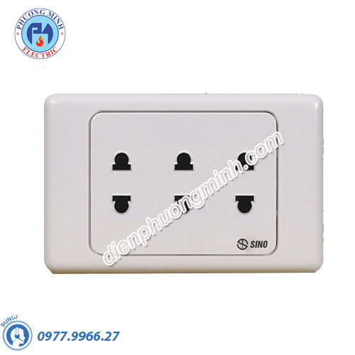 3 Ổ cắm 2 chấu 16A loại mỏng - Model S9MU3
