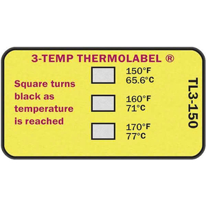 Giấy đo nhiệt độ 3-Temp THERMOLABEL® / nhãn nhiệt 3-Temp THERMOLABEL®