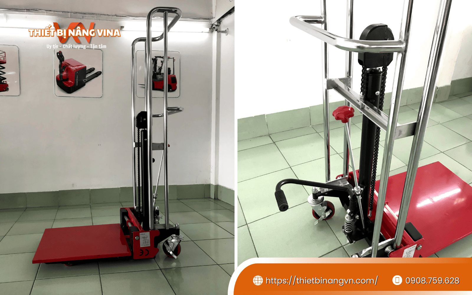 Tip chọn mua xe nâng tay cao mini 200kg phù hợp Tip chọn mua xe nâng tay cao mini 200kg phù hợp