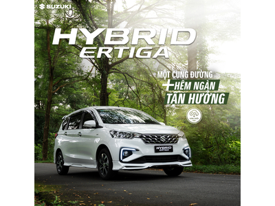 Suzuki Ertiga Hybrid 2023- Chiếc MPV đầu tiên sử dụng động cơ xăng - điện