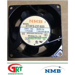 3115FS-23T-B20 | NMB 3115FS-23T-B20 | Quạt tản nhiệt 3115FS-23T-B20 | NMB VietNam