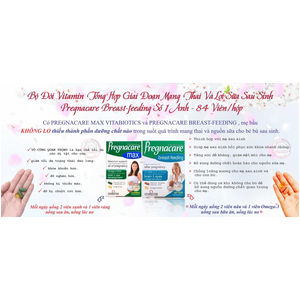 VITAMIN thời kỳ mang thai PREGNACARE MAX có OMAGA 3 & CANXI - 84 VIÊN/HỘP🇬🇧