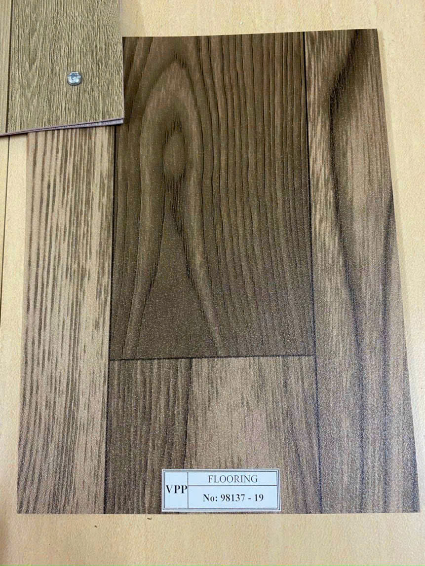 Tấm nhựa trải sàn simili CHỐNG CHÁY HÀN QUỐC- Loại dày 1.2mm DNG