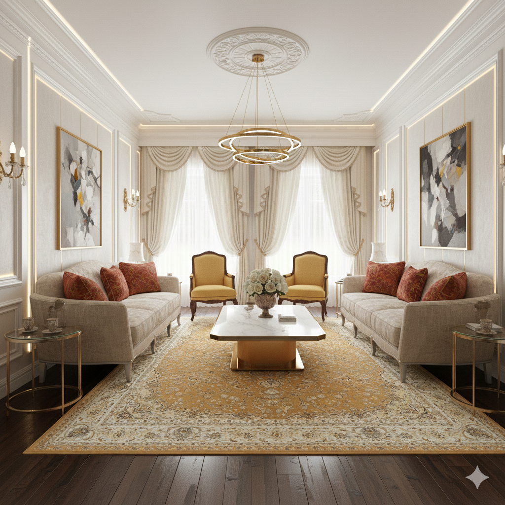 THẢM DỆT CỔ ĐIỂN CAO CẤP- GO-SILENT N_2330RO