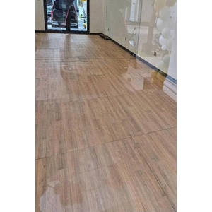 Thảm gạch cao su phòng Gym KT 1mx1m bề mặt vân gỗ phủ thảm EPDF chất lượng cao ML-RUBBER 005