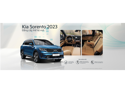 New KIA Sorento Signature 2.2D Diesel (7 Ghế Máy dầu nội thất nâu)