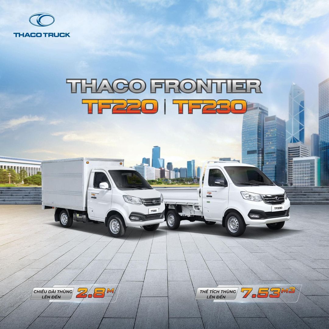 Xe tải Thaco Frontier TF220 - 990kg