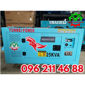 Máy phát điện Yunnei 25kVA (Diesel) – Công nghệ FEV (Đức) – Hàng mới 100%