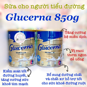 SỮA DÀNH CHO NGƯỜI KIÊNG ĐƯỜNG - GLUCERNA 850gr 🇦🇺 - MẪU MỚI