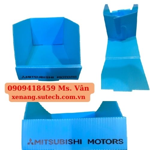 Khay nhựa đựng linh kiện in logo Mitsubishi