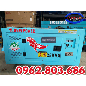 YUNNEI 25KVA – MÁY PHÁT ĐIỆN DỰ PHÒNG NHỎ GỌN, DỄ BẢO TRÌ, VẬN HÀNH ỔN ĐỊNH