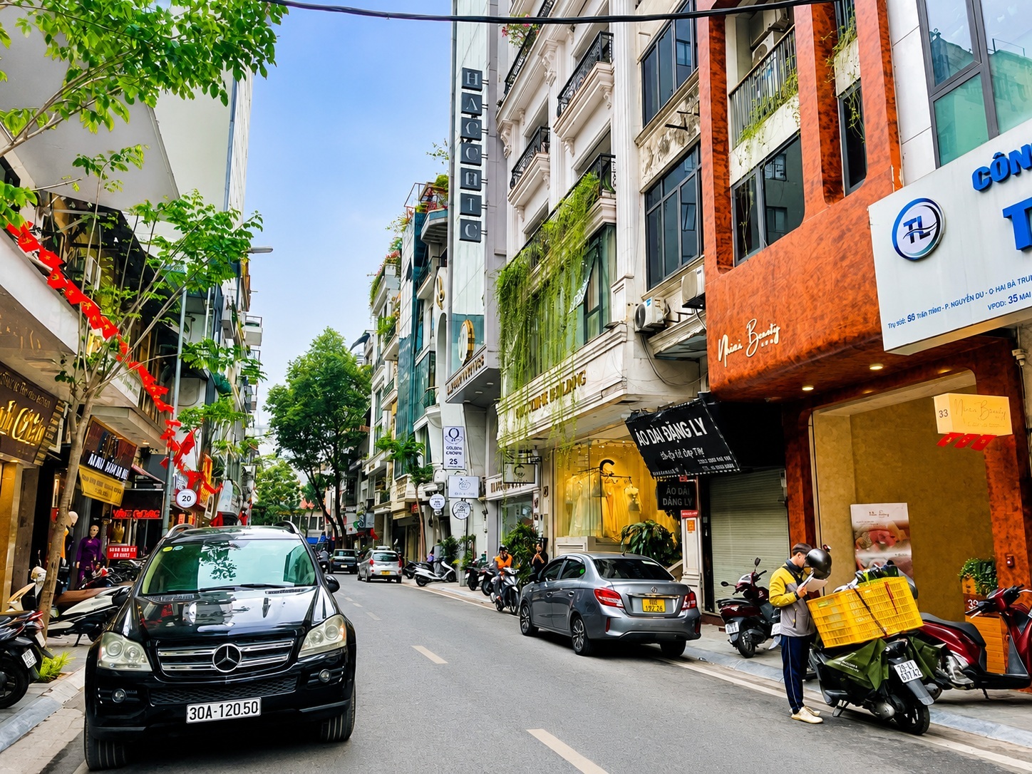 Bán nhà mặt Phố Mai Hắc Đế - Hai Bà Trưng, tiện Kinh doanh, 77m2 6 Tầng