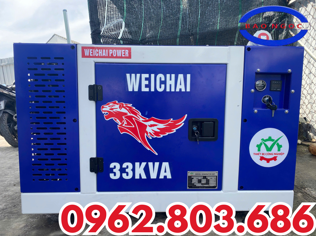WEICHAI 33KVA GÁC CONT LẠNH – GIẢI PHÁP ĐIỆN ỔN ĐỊNH CHO VẬN TẢI & KHO LẠNH