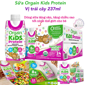 Sữa khỉ organic trái cây thùng 24