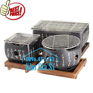 Lò nướng than để bàn kiểu Nhật hình tròn
