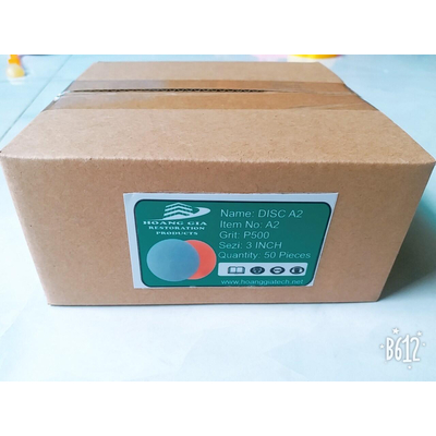 Hộp 50 Nhám mài kính trầy xước A2 3inch