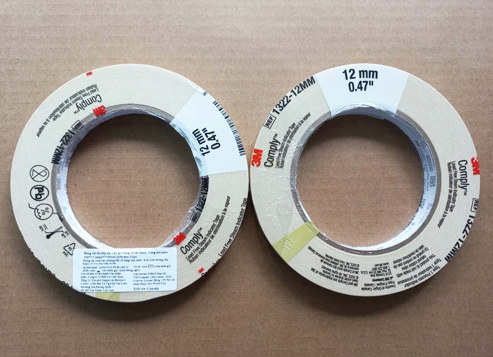 Băng keo chỉ thị nhiệt 3M Comply 1322-12MM
