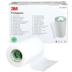 Băng keo trong plastic y tế 3M Transpore 1527-0/1527-1/1527-3