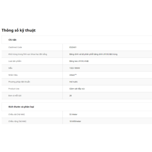 3M Comply 1322-18mm Băng chỉ thị tiếp xúc cho gói dụng cụ tiệt khuẩn bằng hơi nước