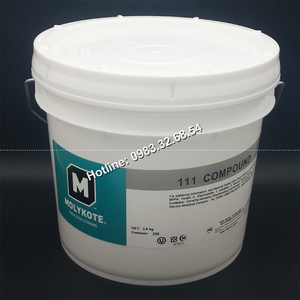 Mỡ bôi trơn Molykote 111 bao bì 3,6kg