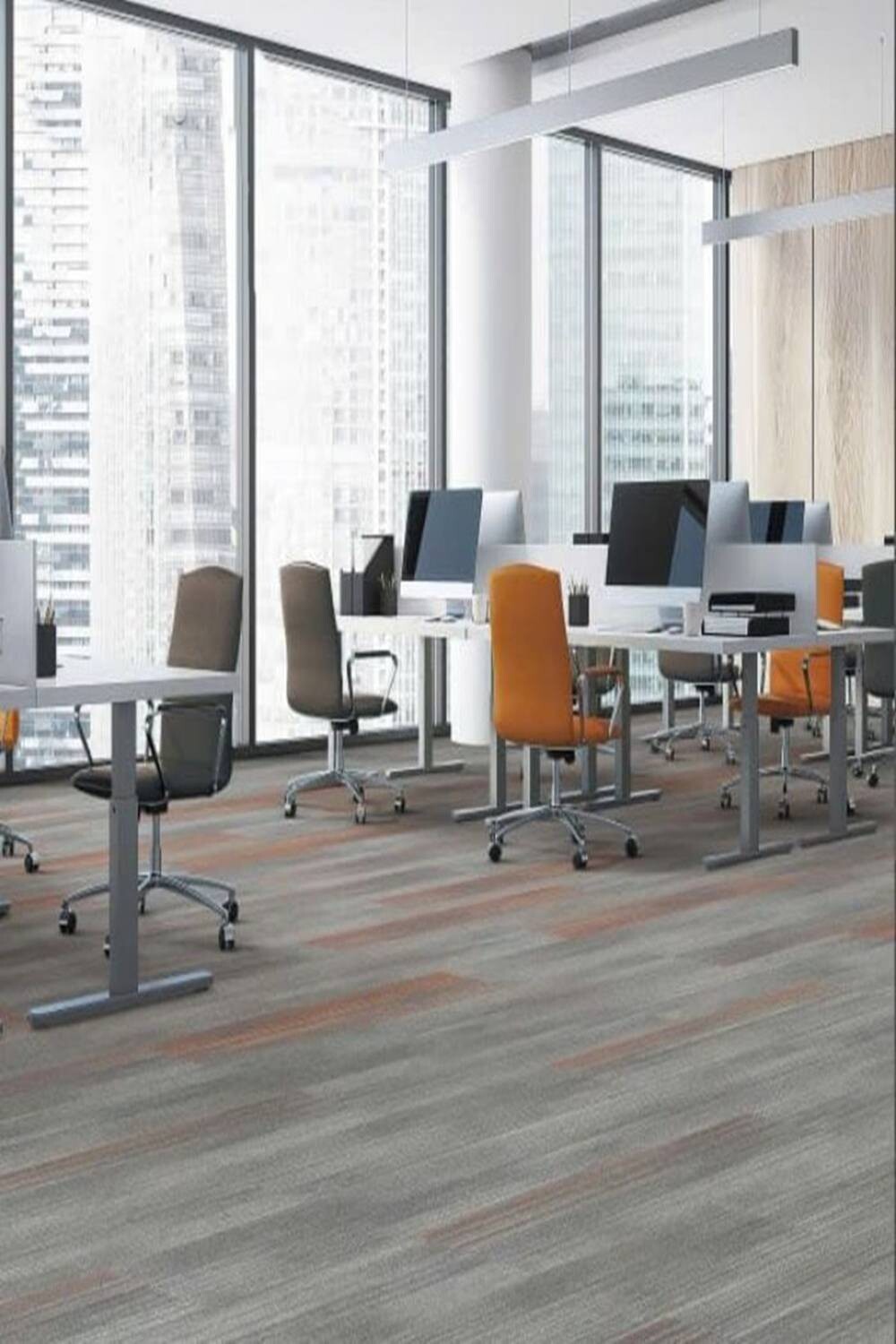 Thảm trải sàn tấm sợi nylon cao cấp KT 25cmx100cm HLO-VIVATRUST HNO