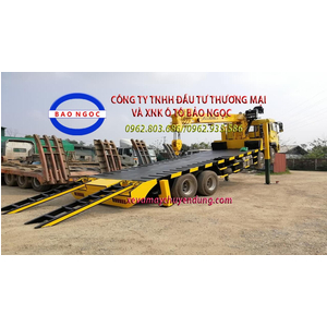 Xe cẩu nâng đầu 4 chân dongfeng gắn cẩu 12 tấn soosan