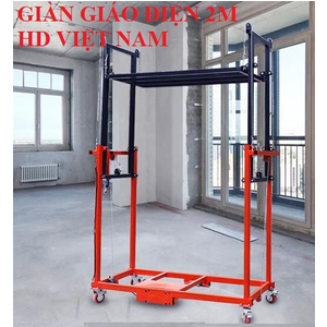 Giàn giáo điện 2m nâng hạ hàng và người