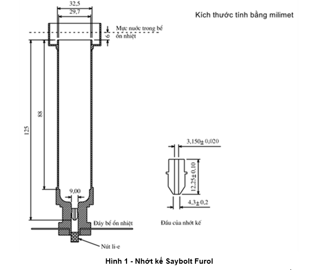 NHỚT KẾ SAYBOLT – TCVN 8817-2