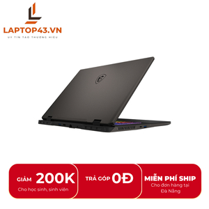 Laptop MSI Sword 16 HX 039VN core i7-14700HX/ Ram 16gb/ SSD 1TB/ RTX4050 8gb/ 16”FHD 144HZ