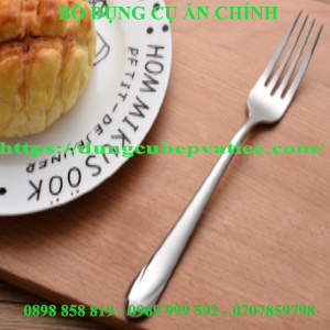 Bộ dụng cụ ăn inox 304 gồm dao - muỗng - nĩa ( Bộ kim cương)