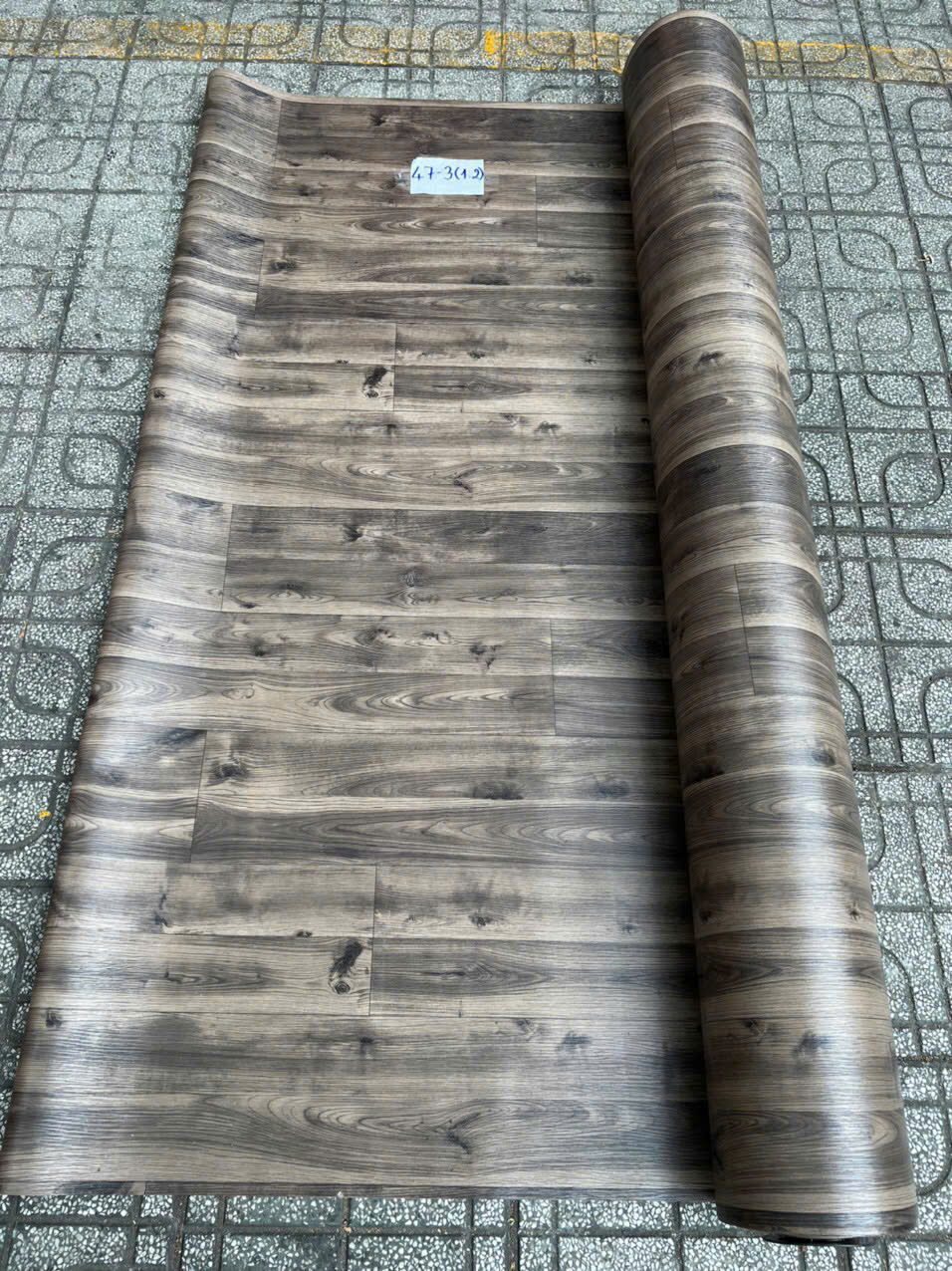 Tấm nhựa trải sàn simili CHỐNG CHÁY HÀN QUỐC- Loại dày 1.2mm DNG