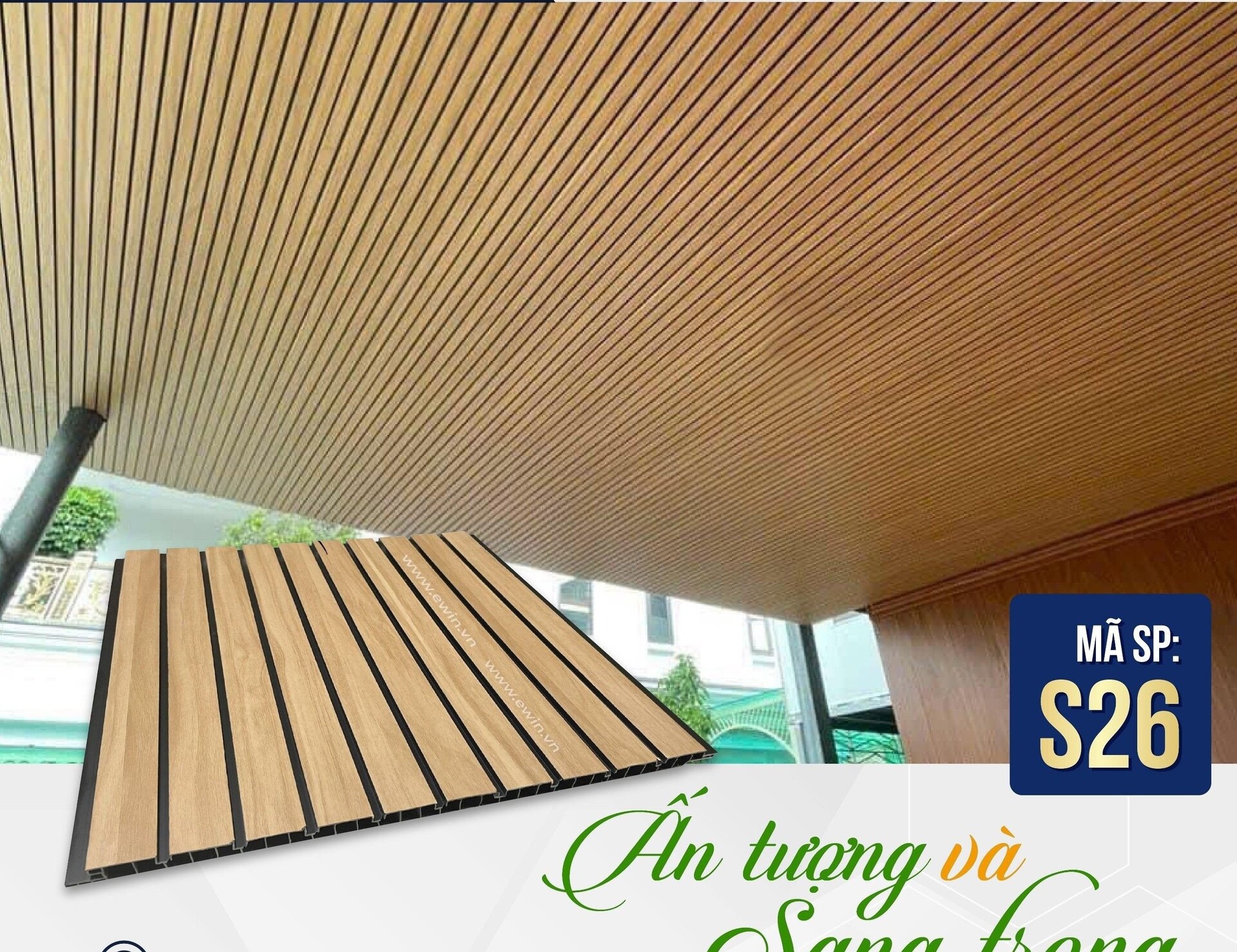 Tấm ốp nano lam 10 sóng EW STAR