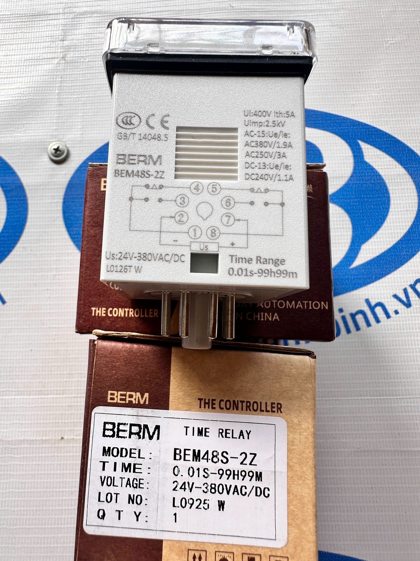 Timer rơ le màn hình LCD ,Model :BEM48S-2Z