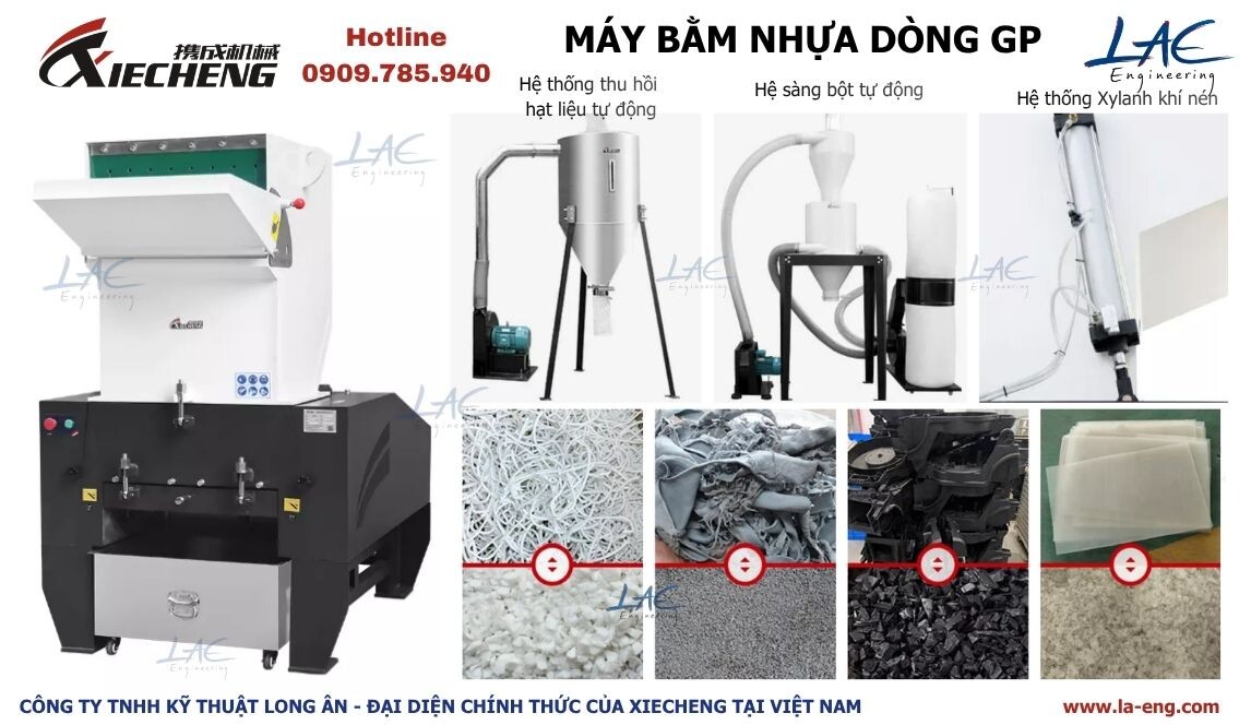 MÁY BĂM XAY NHỰA XIECHENG XC-GP600