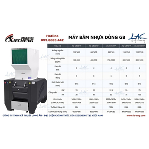 MÁY BĂM NHỰA XIECHENG DÒNG XC-GB