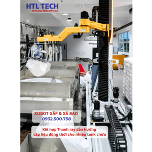 HỆ THỐNG ROBOT GẮP BAO NGUYÊN LIỆU