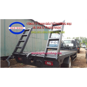 Xe nâng đầu thaco ollin 700b chở máy công trình, máy gặt