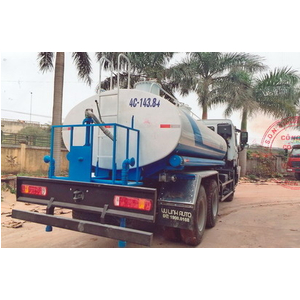 Xe téc nước 13 khối howo 3 chân phun tưới cây rửa đường