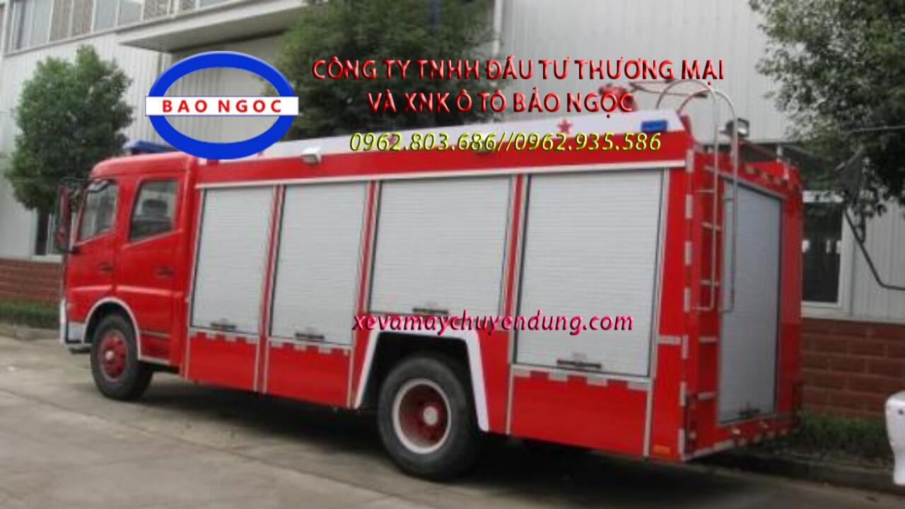 Xe chữa cháy cứu hỏa 6 m3 dongfeng nhập khẩu