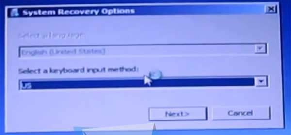 Syste Recovery Options Syste Recovery Options