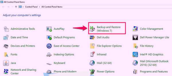 Tạo file backup - Bước 1 Tạo file backup - windows 7