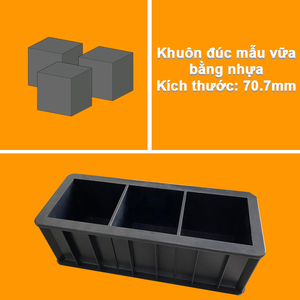 Khuôn đúc mẫu vữa 70.7x70.7x70.7 mm