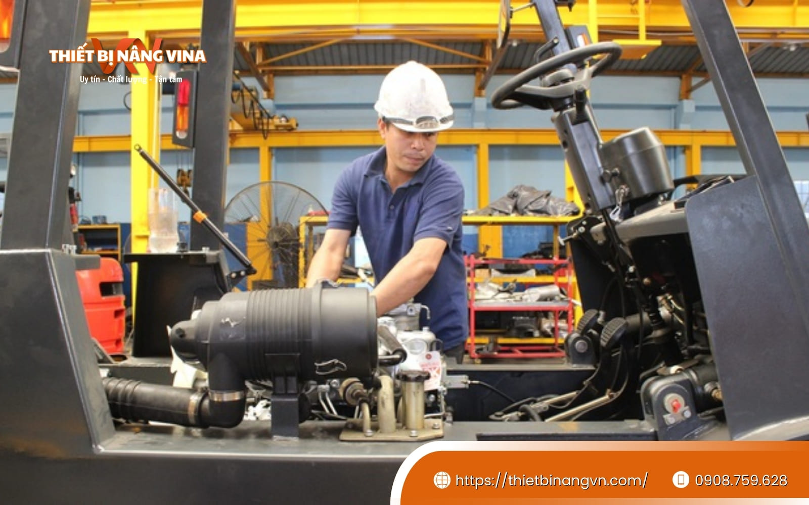 Một hệ thống động lực ổn định chính là yếu tố then chốt giúp xe nâng hoạt động bền bỉ