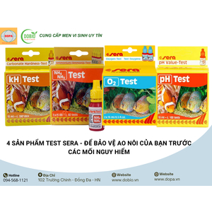 4 Lý Do Bạn Nên Dùng TEST OXY SERA, TEST PH SERA và Các Bộ Test Môi Trường Khác Để Bảo Vệ Ao Nuôi Thủy Sản