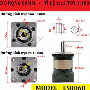 Hộp Số Hành Tinh Servo 400w Tỉ Lệ 1:100 Mới - Hộp Số Giảm Tốc Servo 400w Tỉ Lệ 1/100