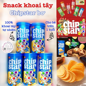 Snack CHIPSTAR YBC - 100% khoai tây vị Bơ Nướng 🇯🇵