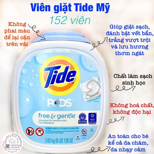 Tide baby 152 viên