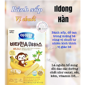 Bánh xốp ILDONG Hàn Quốc - Vị Chuối 🇰🇷