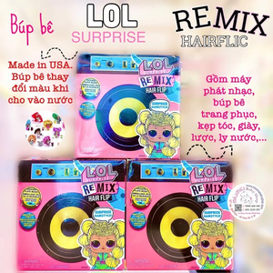 Búp Bê LOL surprise remix hair FLIP - 🇺🇸