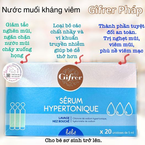 Nước muối sinh lý kháng viêm Physiologica